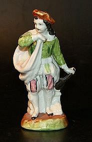 European porcelain figurine around 1800