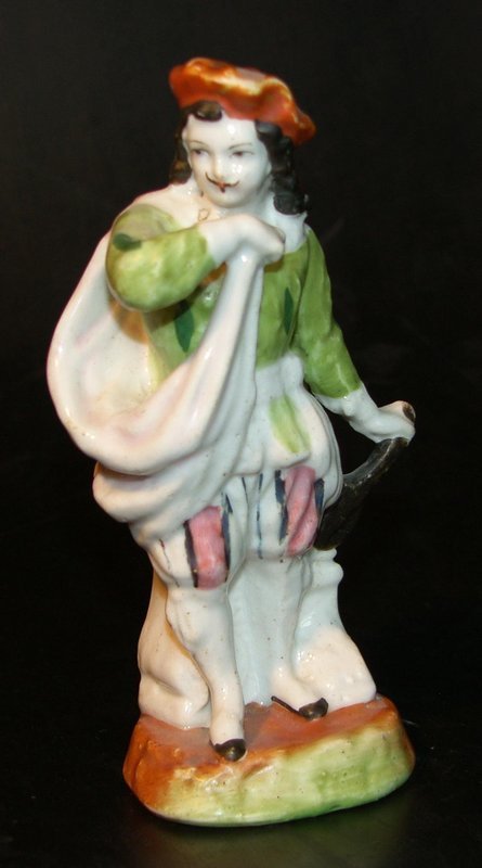 European porcelain figurine around 1800