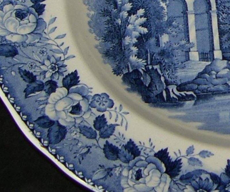 Rörstrand plate around 1830