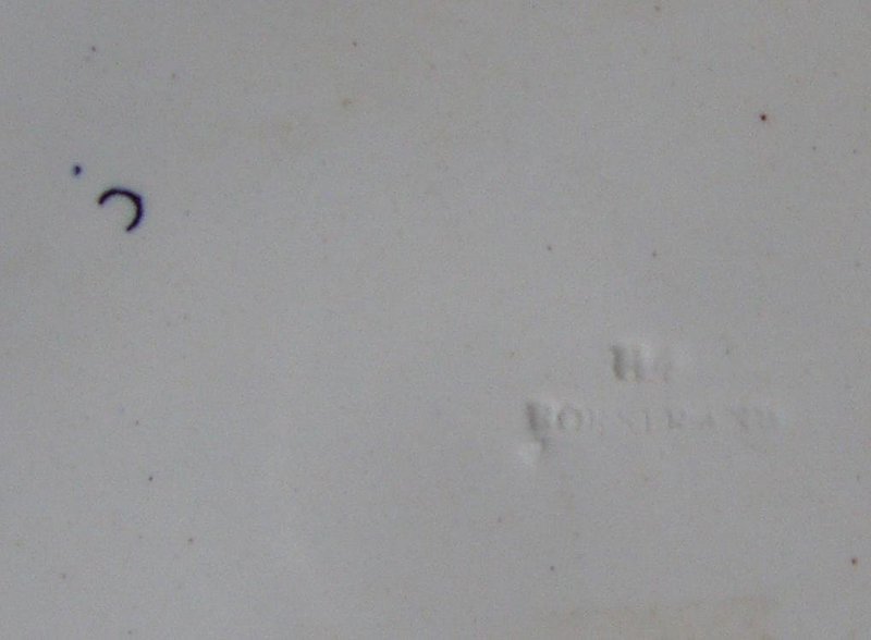 Rörstrand plate around 1830