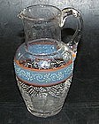 Swedish glass cream jug, around 1800