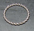 Late Viking Twisted Silver Ring, 1000 - 1300 AD