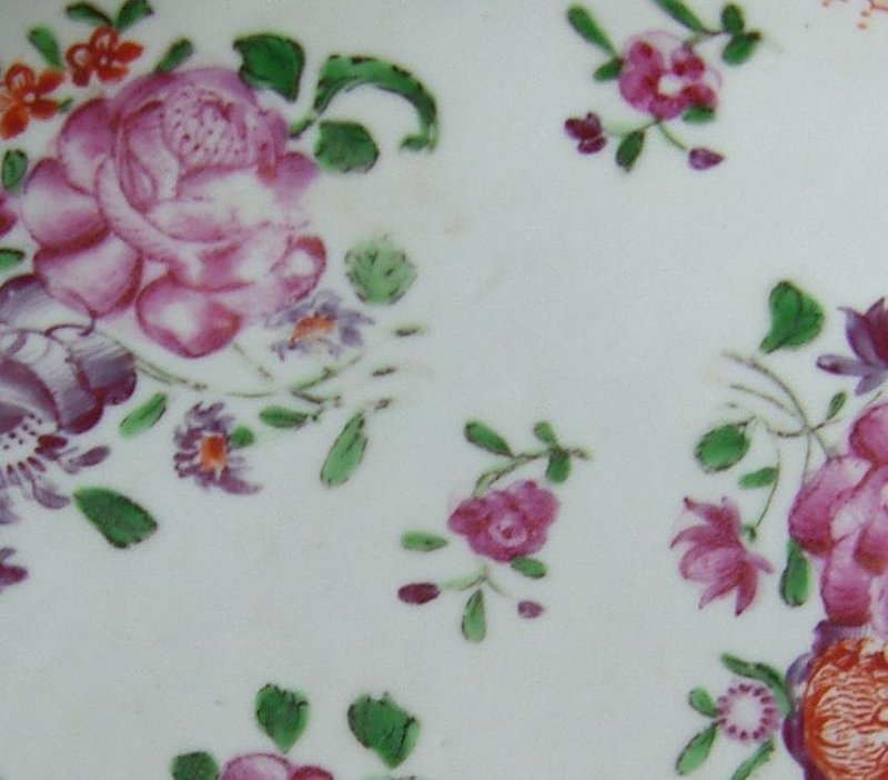 Famille rose plate, Qianlong (1736 -1795)