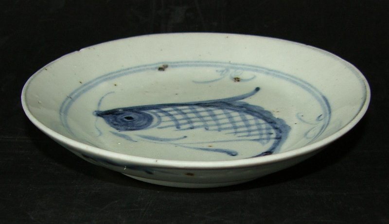 Transitional fish plate, 19:th century