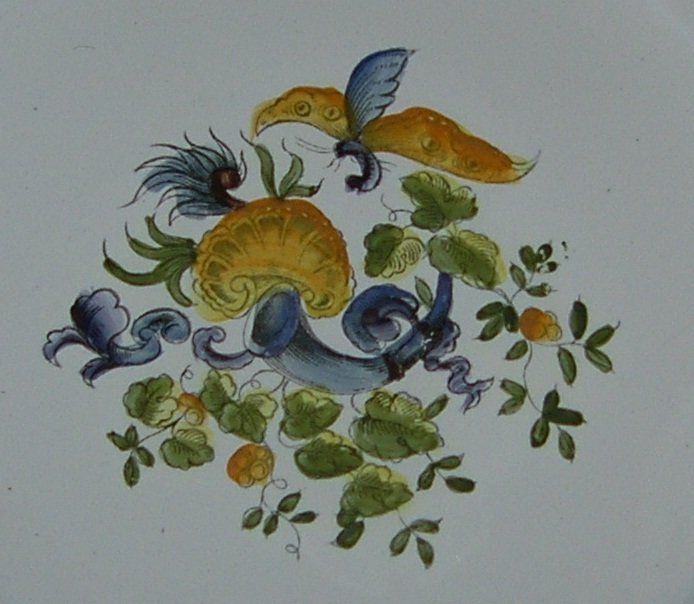 18:th century faience plate, around 1760