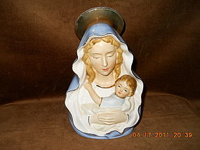 BEAUTIFUL VIRGIN MARY WITH CHILD PLANTER