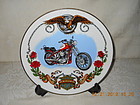 HARLEY DAVIDSON 1990 COLLECTOR PLATE - GERMANY