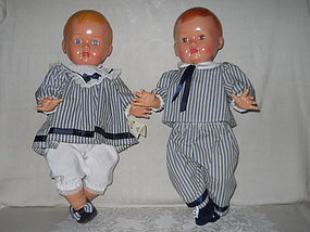 FROM EUROPE, TWINS BROTHER & SISTER DOLLS