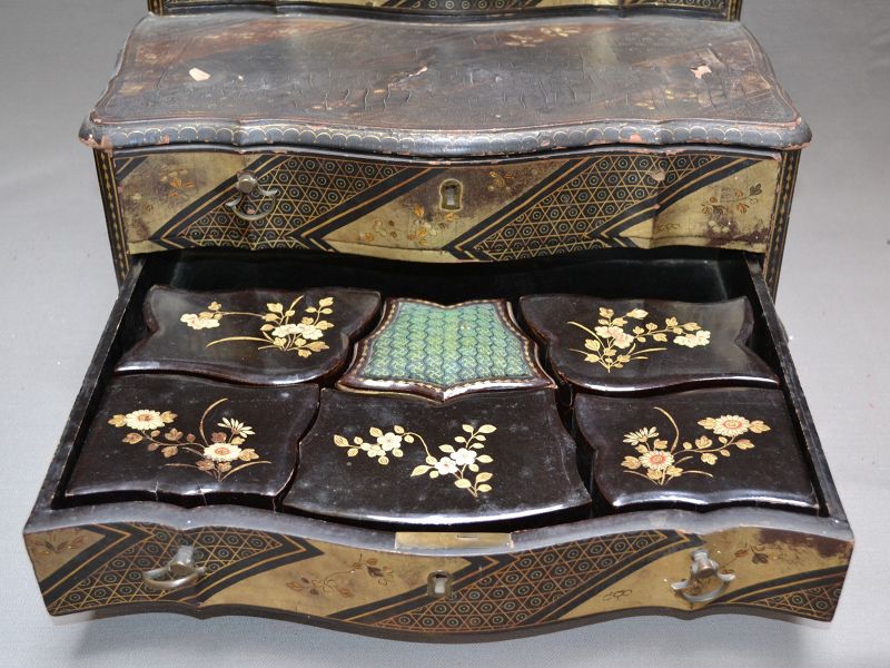 Lacquer furniture for export.China 18th century.