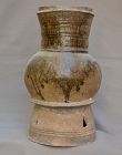 Korean stoneware vase. Silla period 5th century