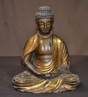 Buddha in gilded lacquered wood Muromachi-Edo period
