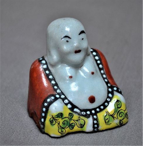 Bodai in porcelain Qing about 1800.