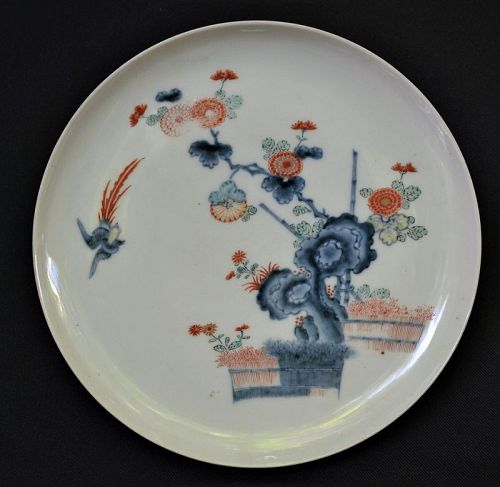 Kakiemon porcelaine plate by Imaemon X