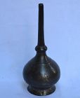 Cast bronze flask ,Ottoman or Persian.