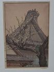 Japanese print by Toshi Yoshida