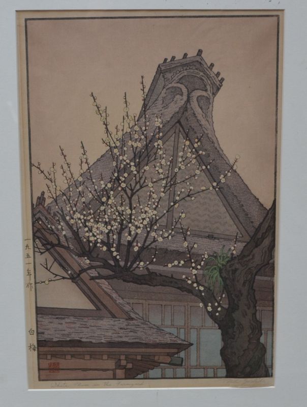 Japanese print by Toshi Yoshida