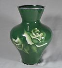Vase in cloisonné enamel by Ando. Japan Taisho périod.
