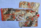 Kimono (Uchikake) embroadered silk. Japan Showa period