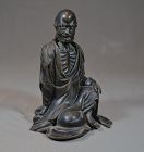 Bronze ascetic. Japan Edo period 19th century or before.