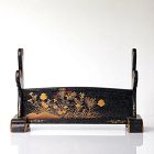 Exquisite Samurai Katana Stand with Makie Lacquer – Late Edo Period