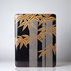 Beautiful Bamboo design Lacquer letter box , late 19-early20th c