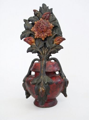 Antique Tibetan Rare Tantric Buddhism Ritual Vase Bumpa