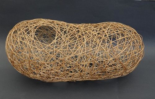 Japanese Contemporary Large Bamboo Sculpture, Homura Reiryu