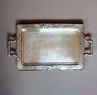 Chinese Export Large Silver Tray Marked Zee Sung