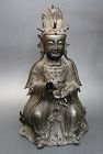 Large Ming Bronze Songzi Niangniang ‘The Lady who Brings Children’