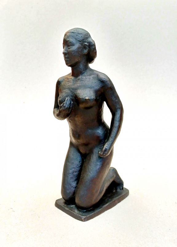 Tachikawa Yoshiaki (1918 - 2017), Showa Period Bronze Sculpture
