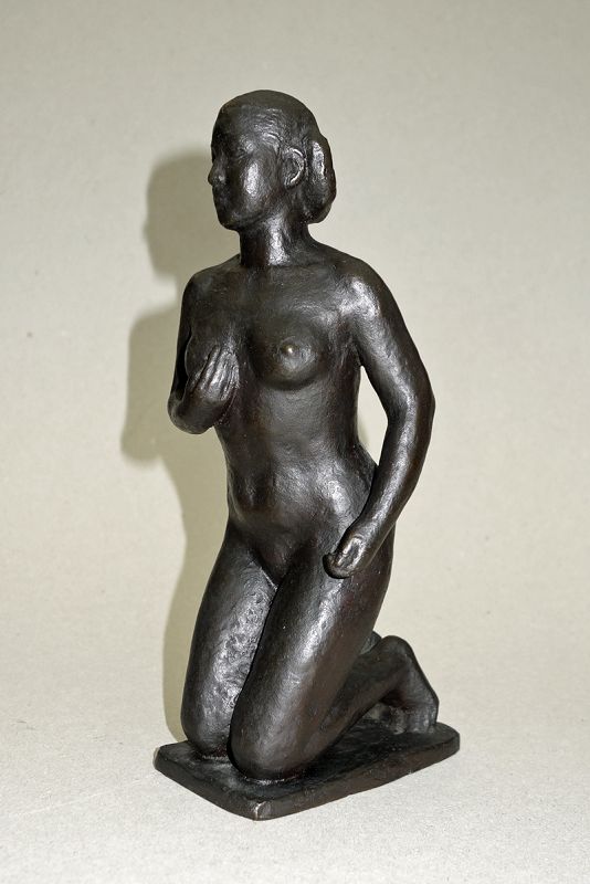 Tachikawa Yoshiaki (1918 - 2017), Showa Period Bronze Sculpture