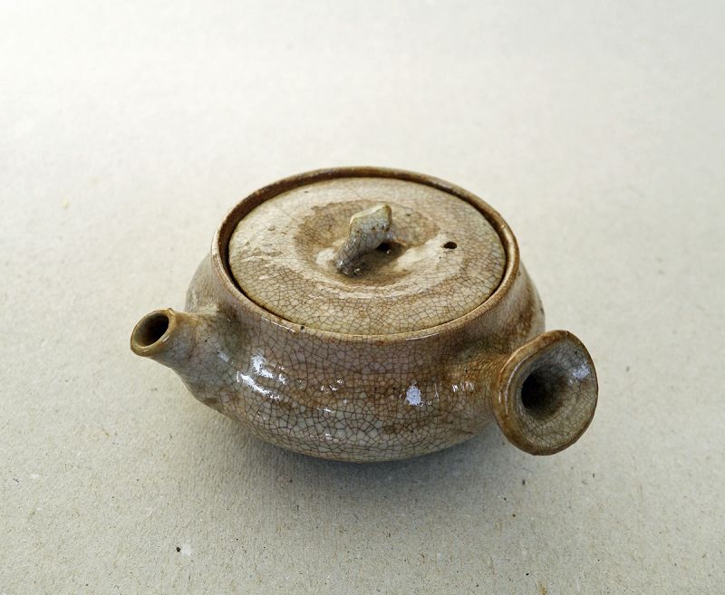 Antique Miniature Kyusu Teapot for Sencha. Meiji.