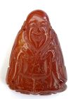 Chinese Carved Amber MILA, Buddhist Monk