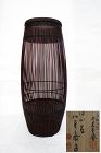 Tanabe Chikuunsai II Modern Bamboo Flower Basket, Hanakago