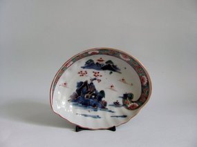 Fine Ko Imari Abalone shaped Dish Mid Edo 18C