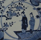 Rare Arita Chinese Subject Dish c.1680