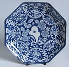 Ko Imari Kiku no Iwa Octagonal Dish c.1780 No 2