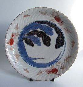 Ko imari Nabeshima style Daikon-zu Dish c.1730