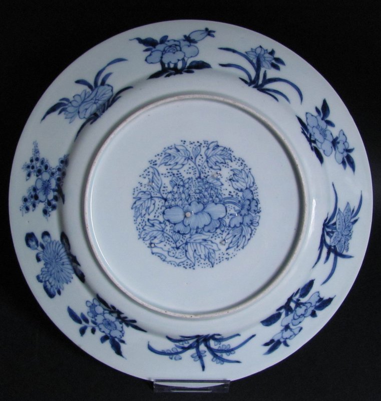 Rare Imari Export Four Accomplishments Plate Edo