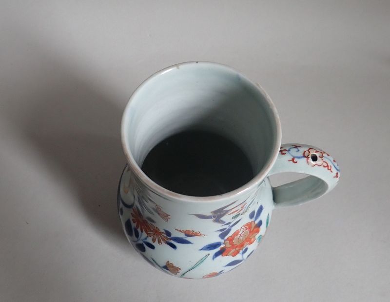 Rare Japanese Imari “B” marked Tankard Beer Mug c.1700