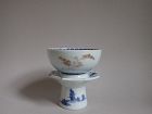 Rare Hirado Cup Stand, Haidai, Early 18th Century 1700-1750