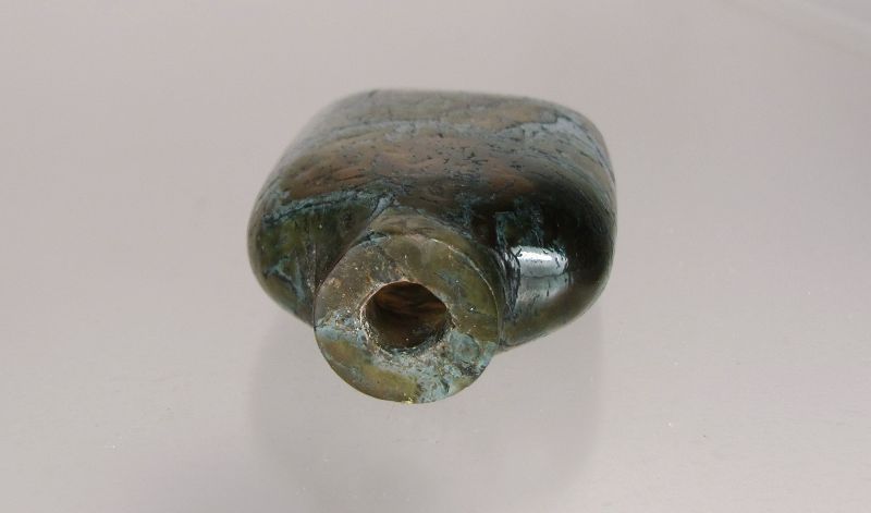 AMYGDALOIDAL BASALT Snuff Bottle, Qing Dynasty, 1780-1850