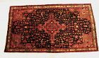 Antique Persian Bijar Heriz Serapi Hand Knotted Rug, Circa 1920