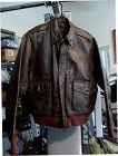 WWII Original US Army Air Corps Named A-2 Flight Leather Jacket #4