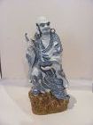 Chinese Blue and White Porcelain Figurine of a Louhan II- Large (19")