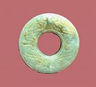 CHINESE Han Dynasty Jade Bi Ritual Disk Pendant