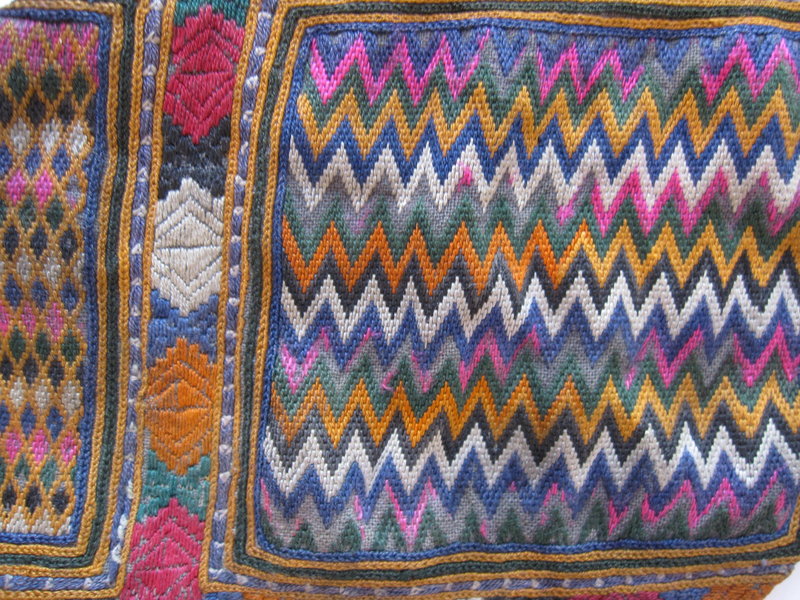 An embroidered make-up bag from Ghazni, Afghanistan