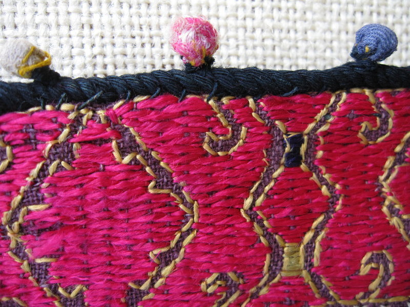 A cushion cover (thakia) from Swat Valley, Pakistan