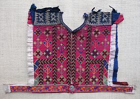 A child's embroidered dress yoke - Ghazni, Afghanistan