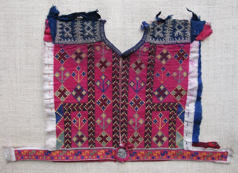A child's embroidered dress yoke - Ghazni, Afghanistan